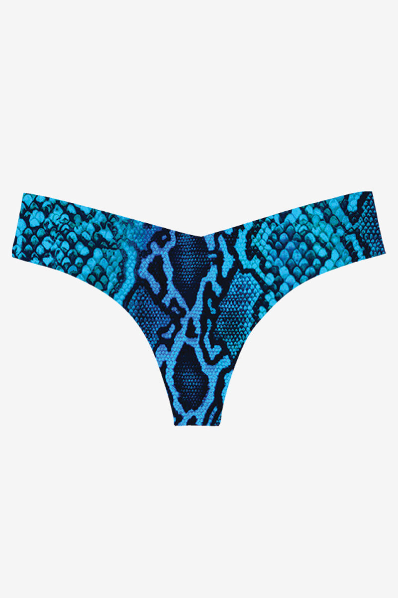 Commando Classic Print Thong Panty - Viper Sky - source image 71258