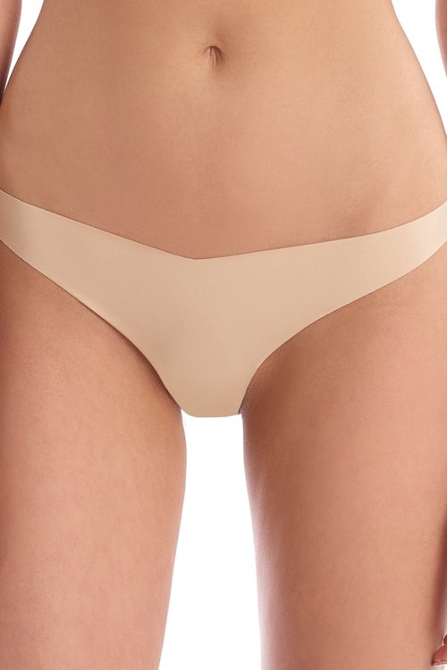 Commando Classic Solid Tiny Thong - Beige - source image 39216