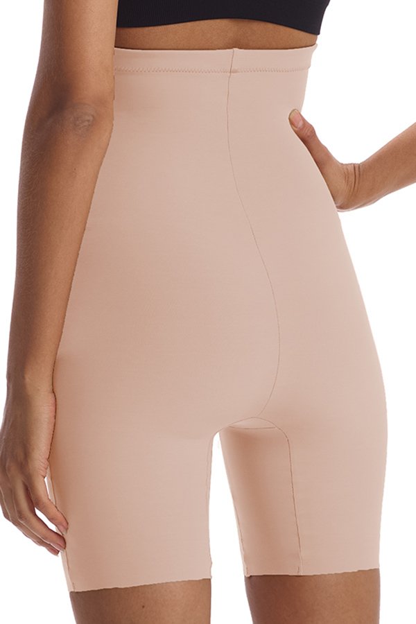 Commando Control High-Waisted Short - Beige - source image 39235