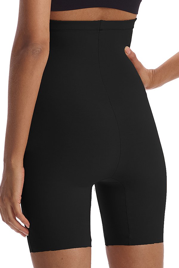 Commando Control High-Waisted Short - Black - source image 39237