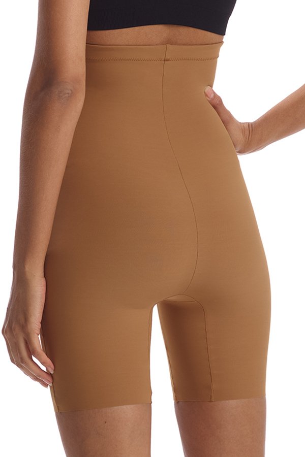 Commando Control High-Waisted Short - Caramel - source image 58543