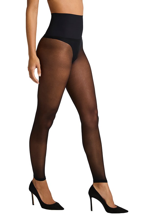 Commando Essential Footless Sheer - Black - source image 66891