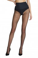 Commando Everyday Crochet Fishnet Tights - Black - source image 59308