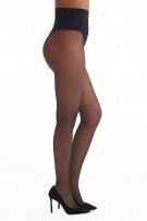 Commando Everyday Crochet Fishnet Tights - Black - source image 59309