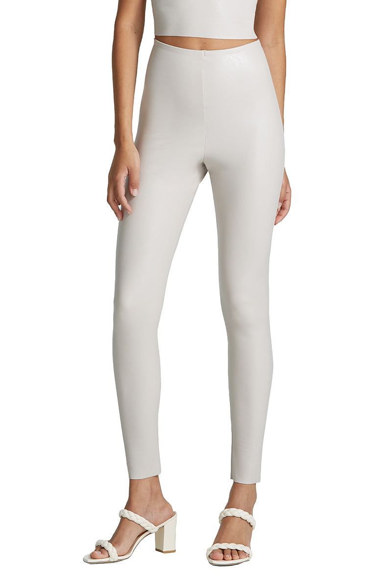 Commando Faux Leather Leggings With Perfect Control - Porcelain - source image 67616