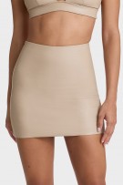 Commando Faux Leather Micro-Mini Skirt - Sand - source image 71199