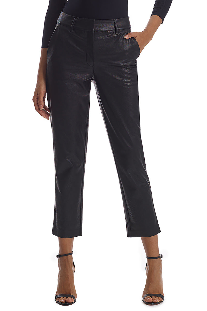 Commando Faux Leather Trouser - Black - source image 57109