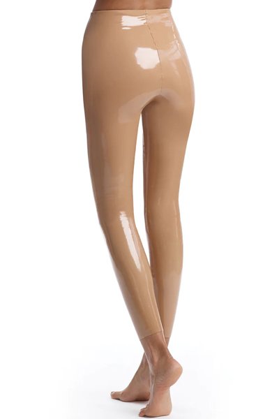 Commando Faux Patent Leather Legging - Cocoa - source image 57088