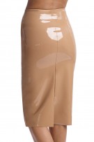 Commando Faux Patent Leather Midi Skirt - Cocoa - source image 58624