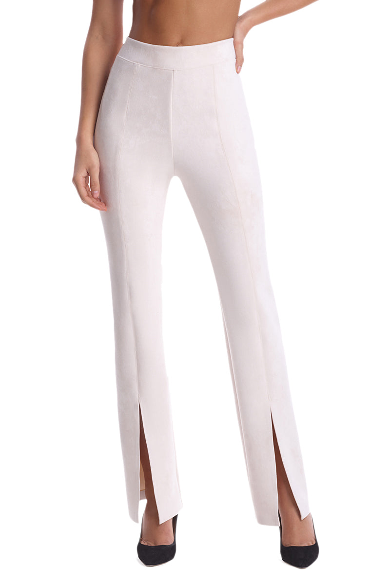 Commando Faux Suede Split Front Pant