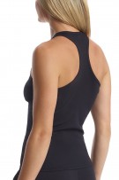 Commando Luxury Rib Racerback Tank - Black - source image 57066