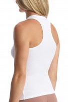 Commando Luxury Rib Racerback Tank - White - source image 57064