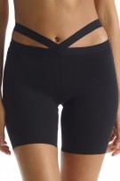 Commando Neoprene Banded Bikeshorts - Black - source image 59342