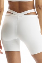 Commando Neoprene Banded Bikeshorts - White - source image 59345