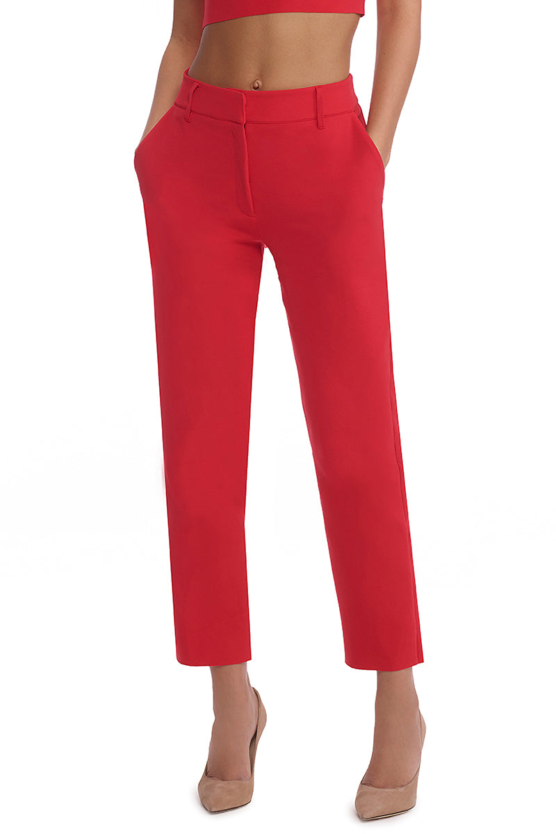 Commando Neoprene CEO Trouser - Scarlet - source image 58619