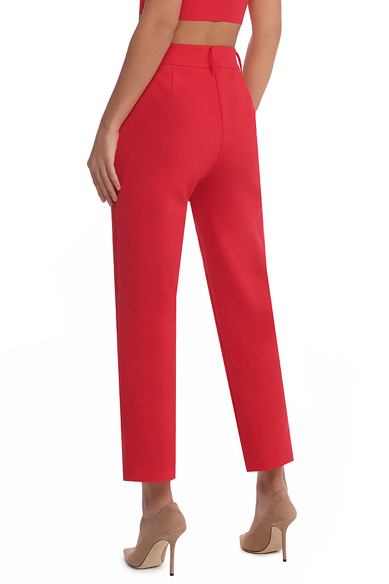 Commando Neoprene CEO Trouser - Scarlet - source image 58620