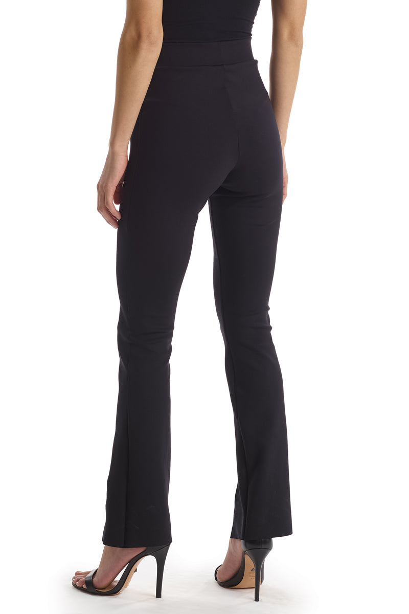 Commando Neoprene Split Front Pant - Black - source image 59641