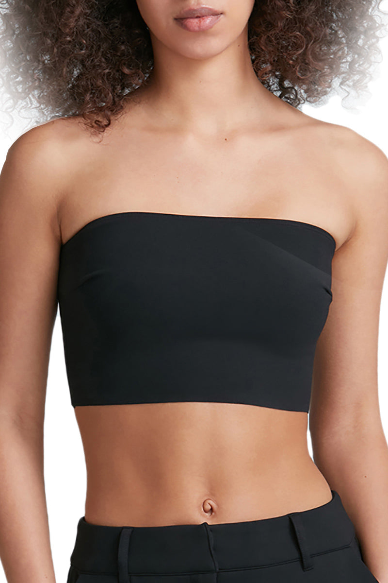 Commando Neoprene Tube Top - Black - source image 61337