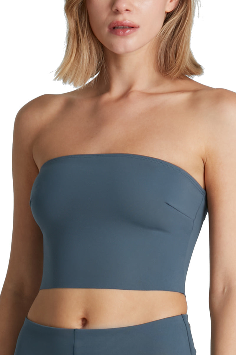 Commando Neoprene Tube Top - Storm - source image 67593