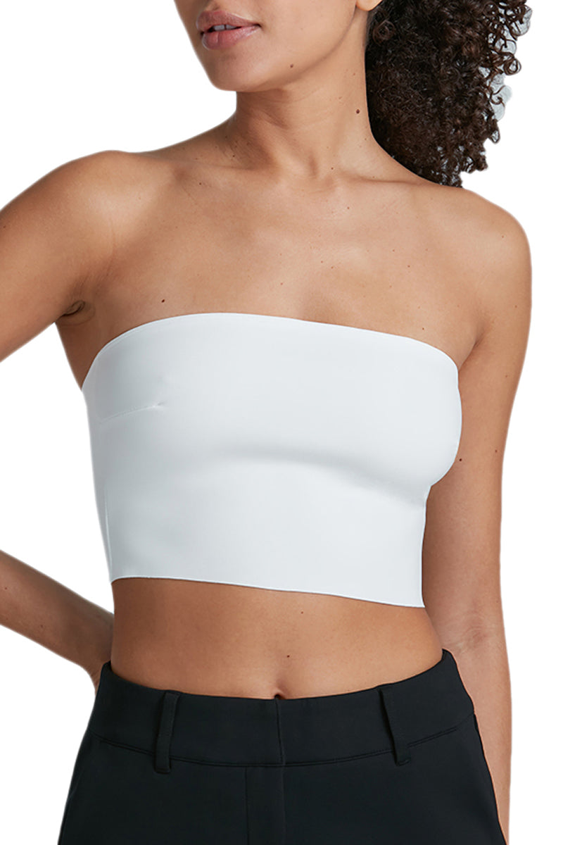 Commando Neoprene Tube Top - White - source image 61339