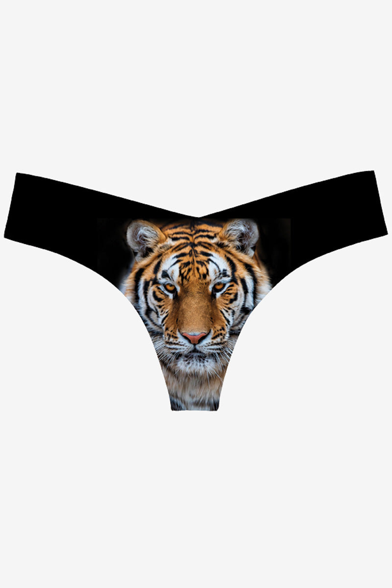Commando Photo-Op Thong Print - Photo-Op Orange Tiger - source image 71263