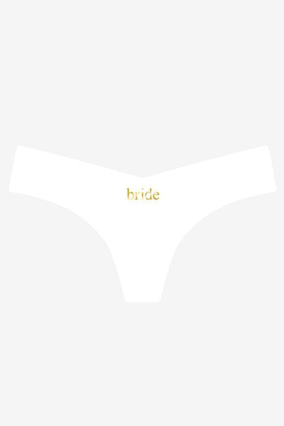 Commando Thong with Appliqué