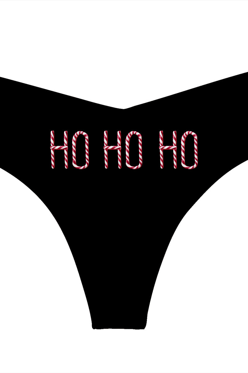 Commando Thong with Appliqué