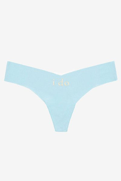 Commando Thong with Appliqué