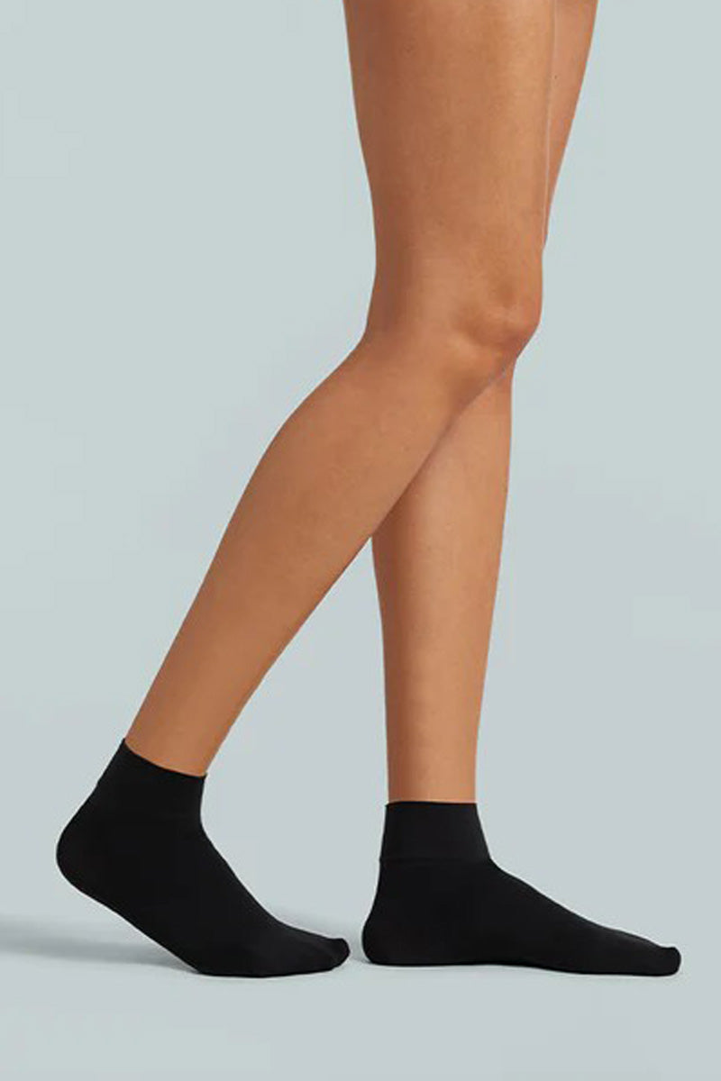 Commando Ultimate Opaque Ankle Socks 3-Pack - Black - source image 71129