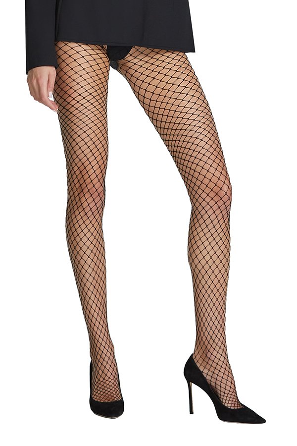 Commando Women's Open Air Net Tights - Black - source image 59302