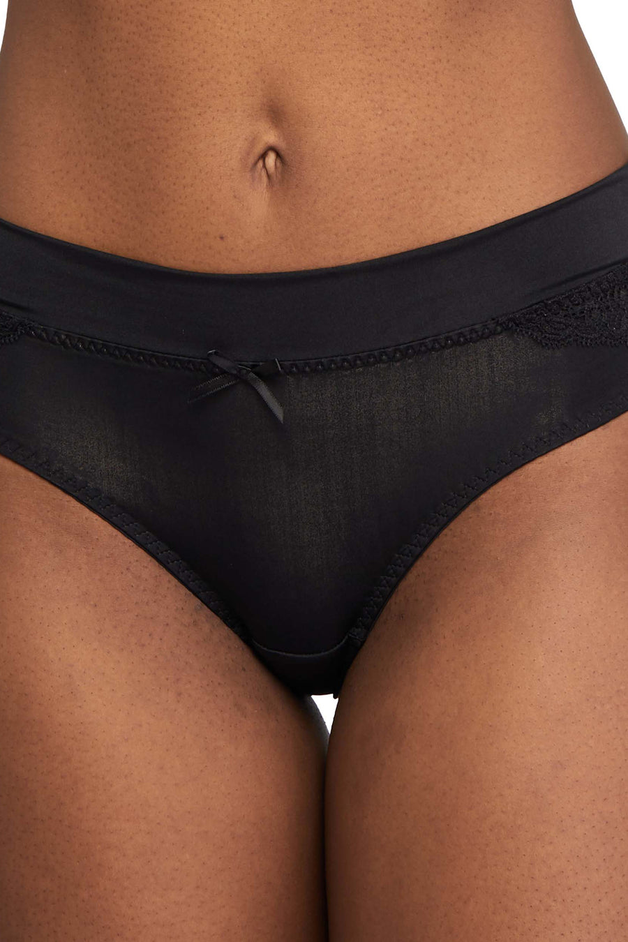 Creme Bralee Panty - Black - source image 54370