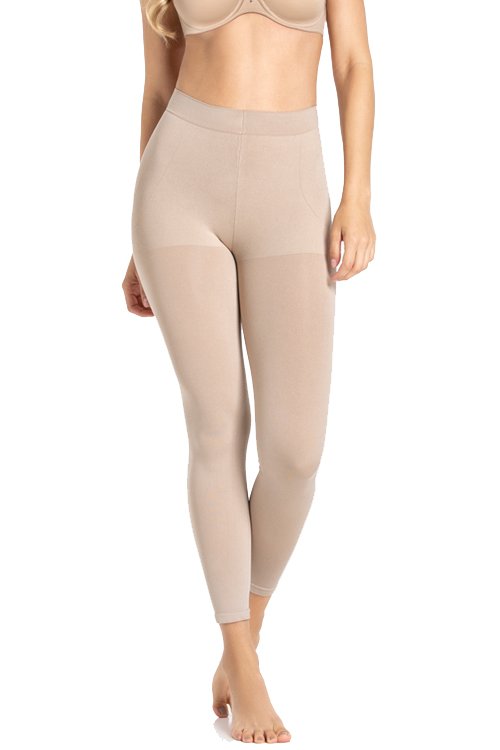 Curveez Bareley There Seamless Layering Leggings - Nude - source image 39465