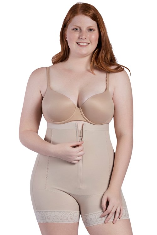 Curveez Plus Thermal High Panty - Nude - source image 39461