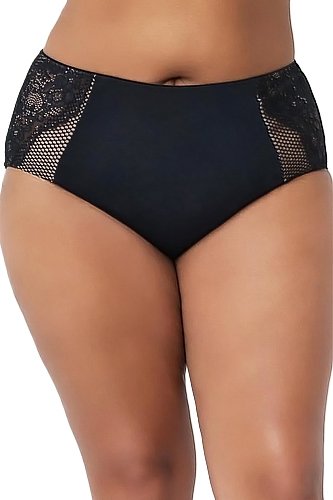 Curvy Couture Beautiful Bliss Lace Unlined Panty
