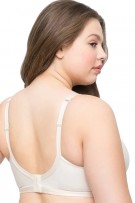 Curvy Couture Cotton Luxe Unlined Underwire Bra - Natural - source image 37285