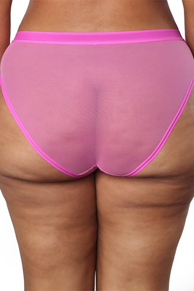 Curvy Couture Sheer Mesh Hipster - Flirt - source image 66705