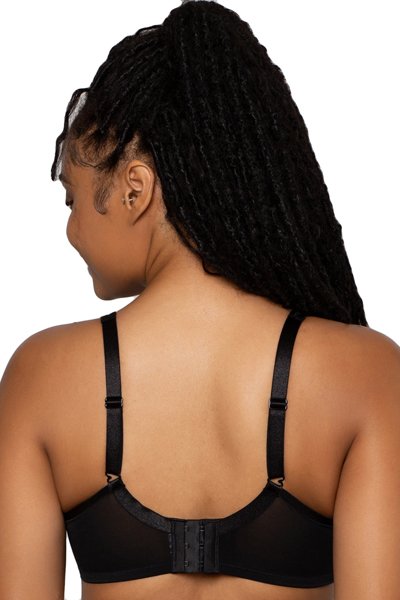 Curvy Couture Sheer Mesh Push Up Bra - Chantilly - source image 57600