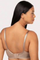 Curvy Couture Sheer Whisper Unlined Underwire - Bark - source image 72664