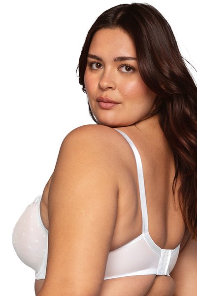 Curvy Couture Sheer Whisper Unlined Underwire - Pearl - source image 66240