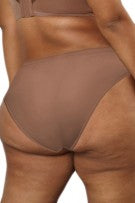 Curvy Couture Silky Smooth High Cut Brief - Sweet tea - source image 59673