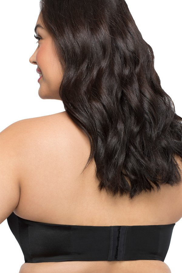 Curvy Couture Strapless Sensation Multi-Way Bra - Black - source image 37301