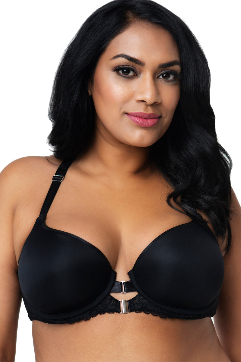 Curvy Couture Tulip Front Close T-Shirt Bra