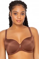 Curvy Couture Tulip Smooth T-Shirt Bra - Chocolat - source image 42454