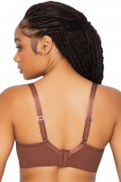 Curvy Couture Tulip Smooth T-Shirt Bra - Chocolat - source image 42455