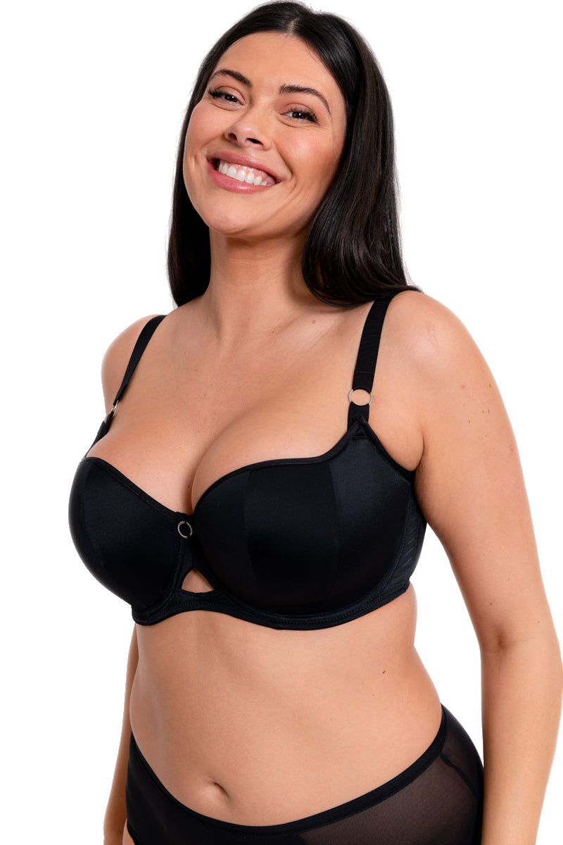 Curvy Kate Boost Me Up Padded Balcony Bra - Black - source image 40612