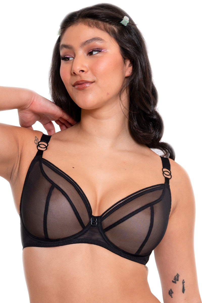 Curvy Kate Lifestyle Plunge Bra - Black - source image 40600