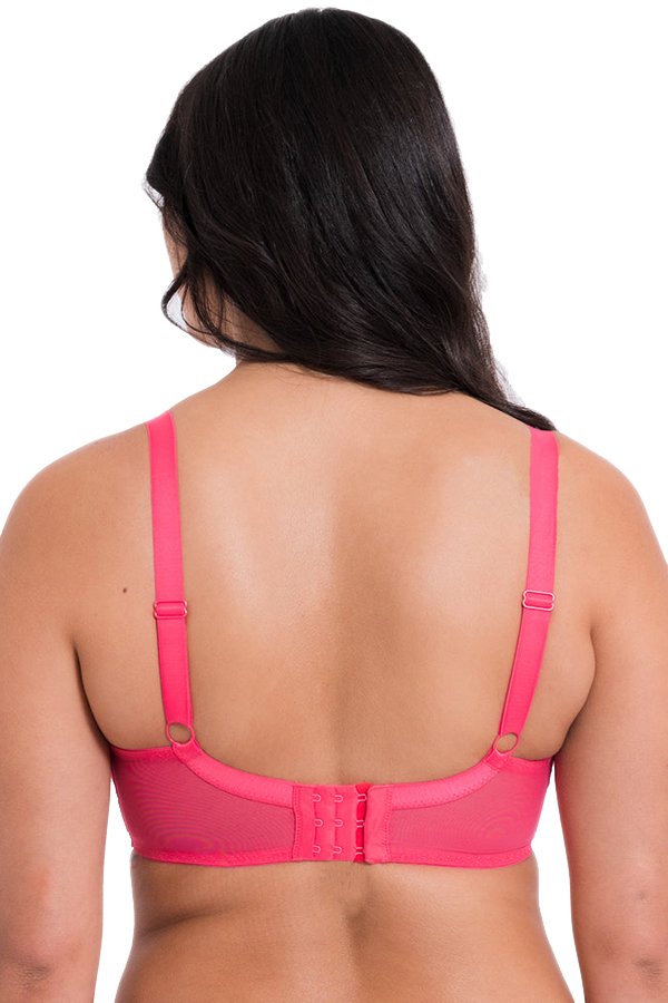 Curvy Kate Lifestyle Plunge Bra - Bright pink - source image 58510