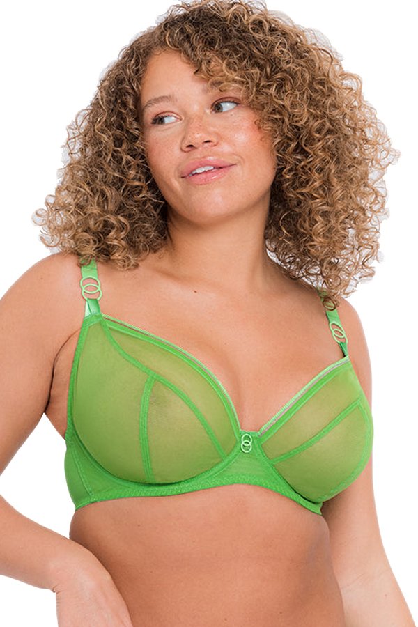 Curvy Kate Lifestyle Plunge Bra - Green - source image 58499