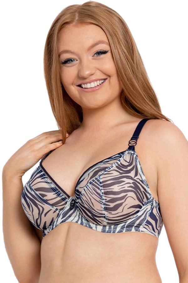 Curvy Kate Lifestyle Plunge Bra - Zebra print - source image 58503