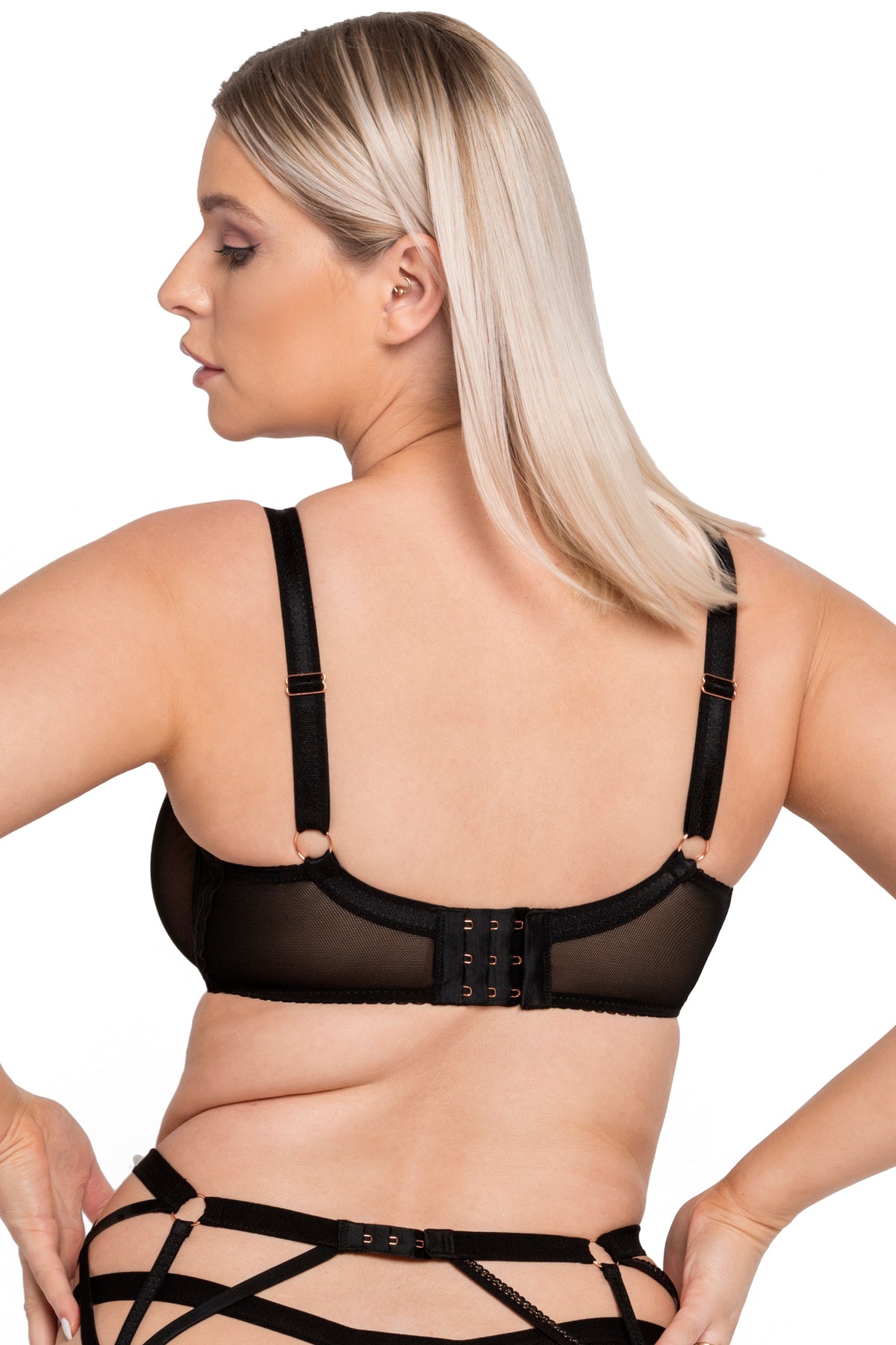 Scantilly by Curvy Kate Unzipped Sheer Plunge Bra